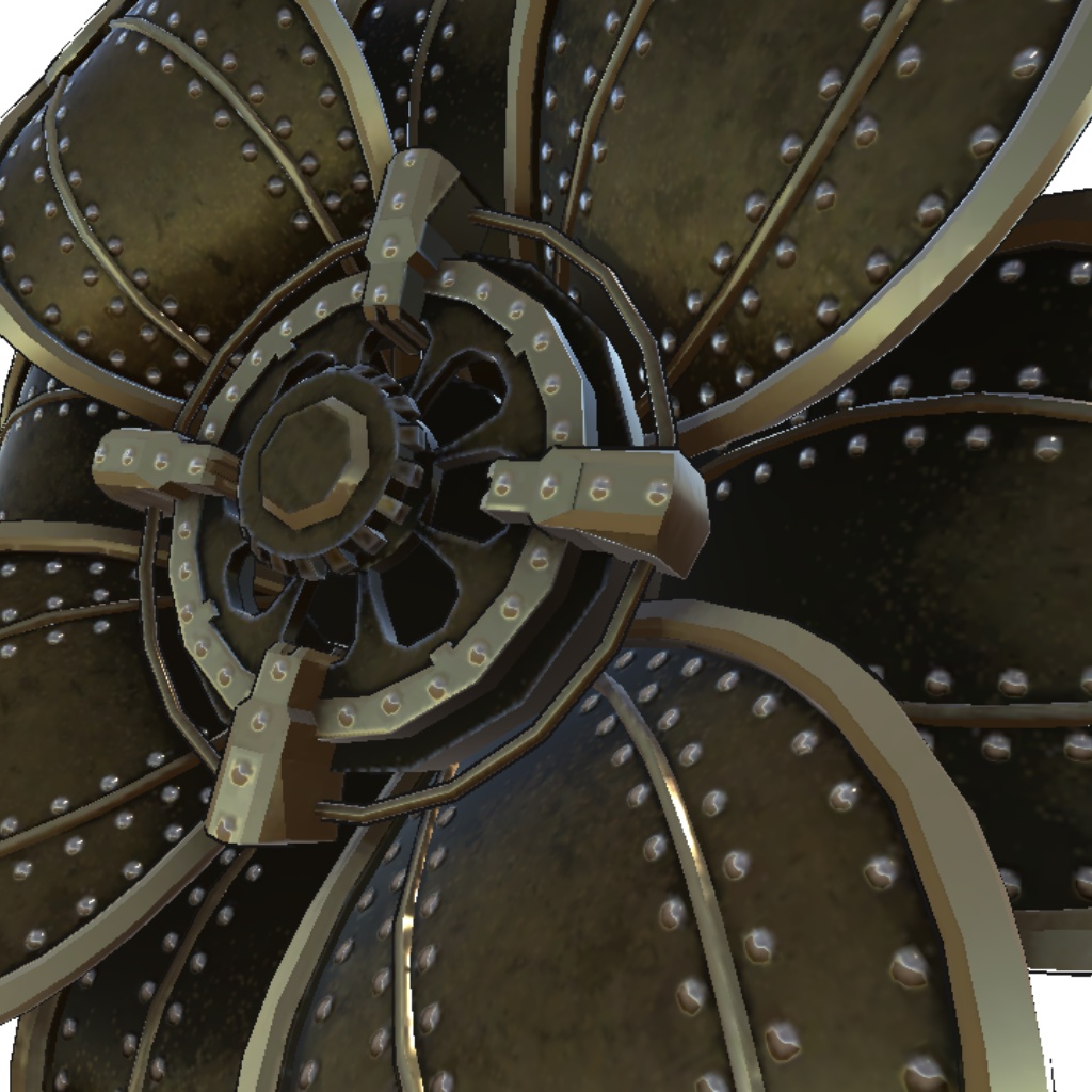 動く!5色入り!スチームパンク 花アクセサリー