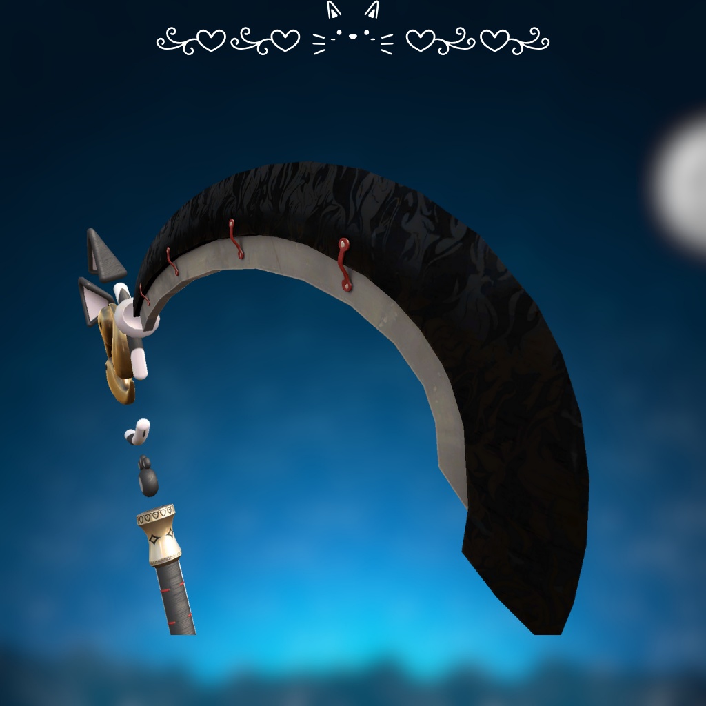 VRChat想定武器 ねこ鎌