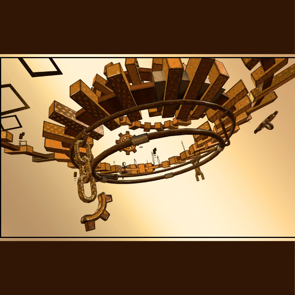 【パーティクル付き】スチームパンクヘイロー