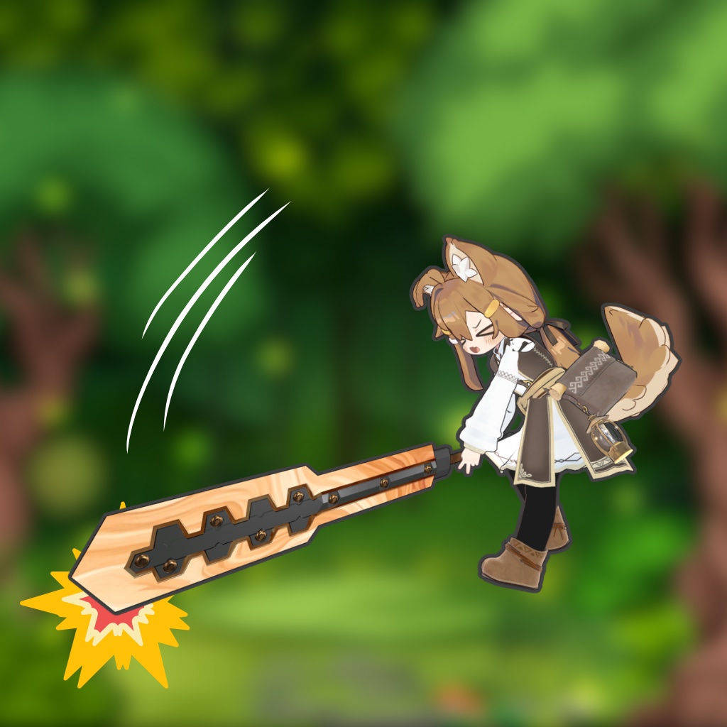 【MA対応】木の大剣【持ち替えギミックあり】