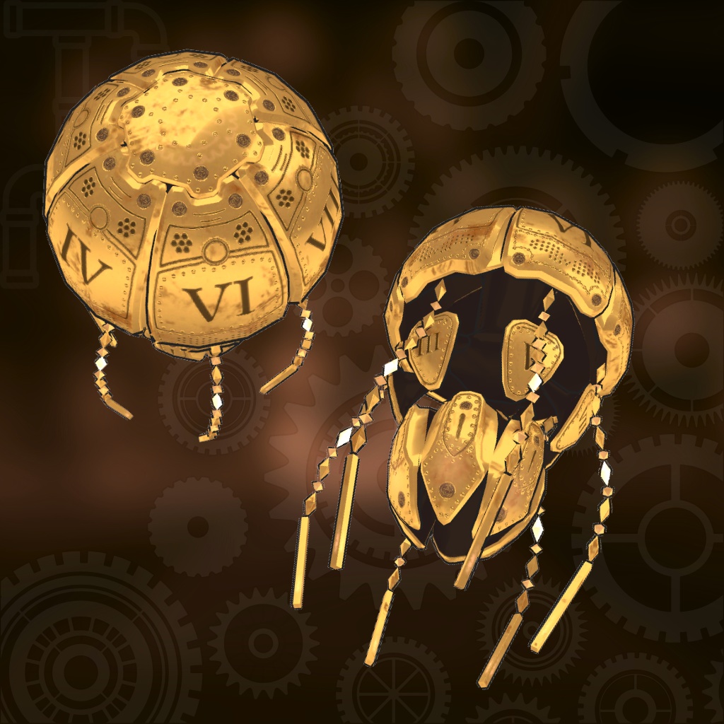 【タマクラゲ用】スチームパンク風追加マテリアル