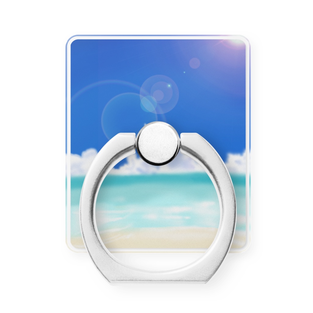 スマホリング 夕焼け 夏空