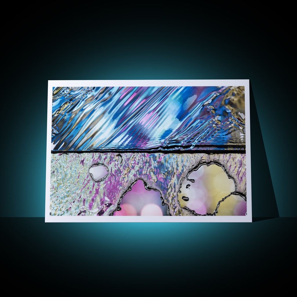 [A3 photo print] A world of brightly colored water and mirrors