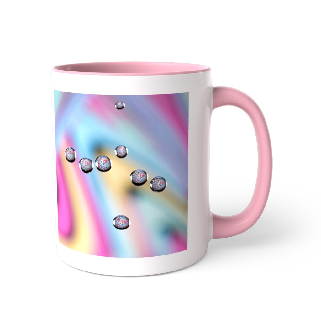 Colorful pop water mugs