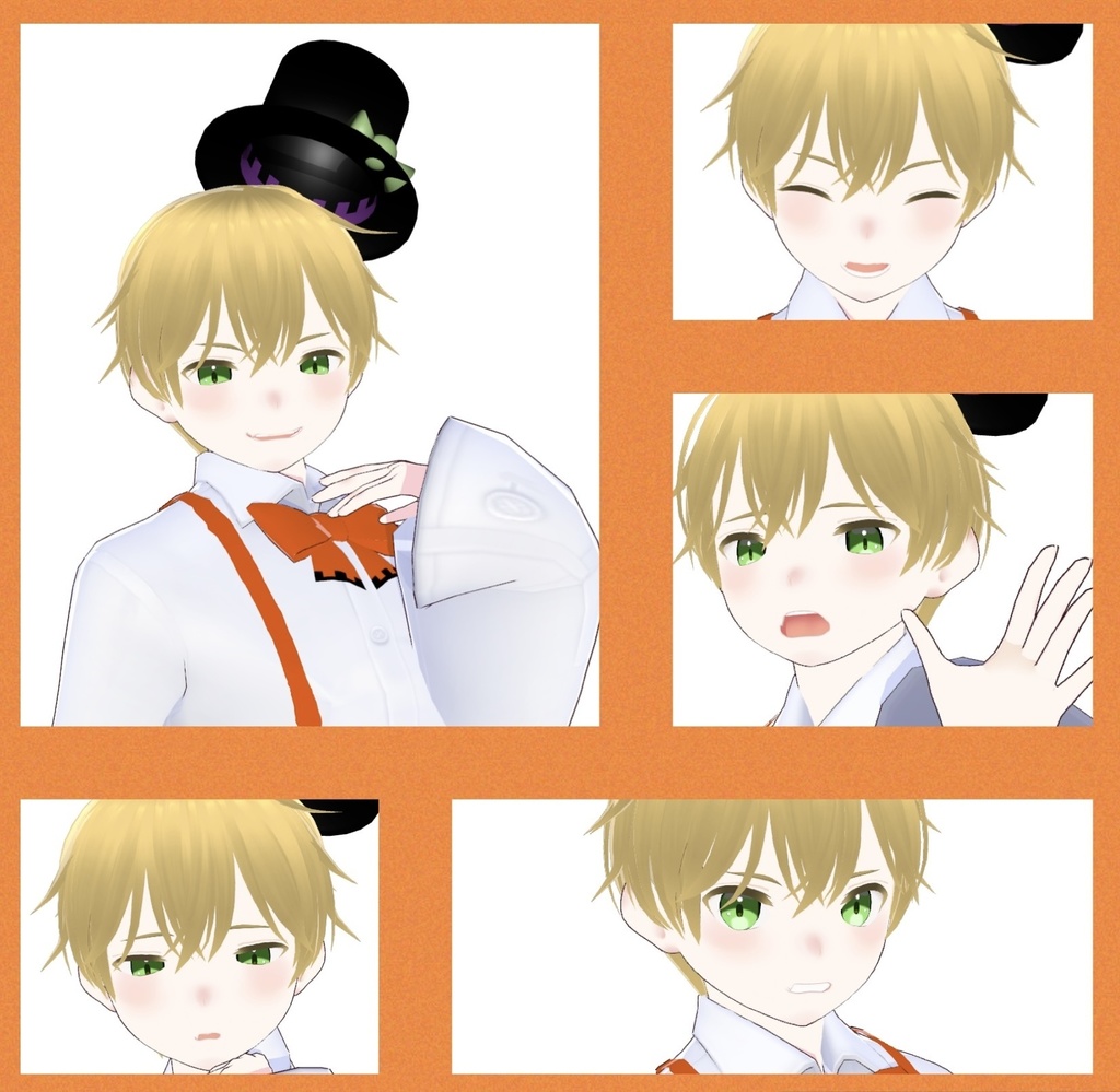 【VRM形式アバター】ウィル君【ハロウィンアバター】