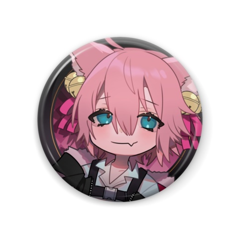 きつねさん・缶バッジ A B C