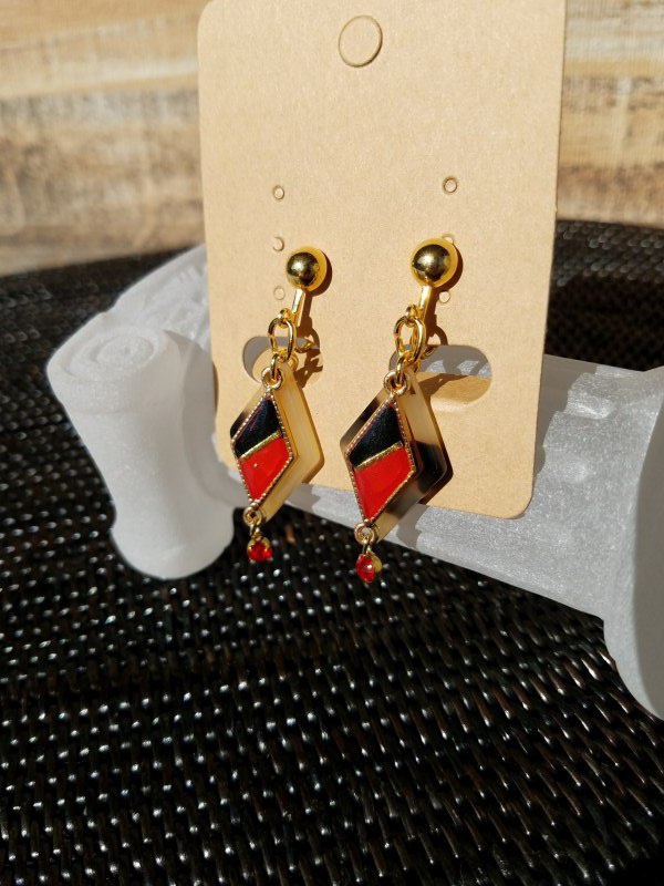 【刀剣乱舞イメージアクセサリー】加州清光ブレスレット・イヤリング(ピアス)