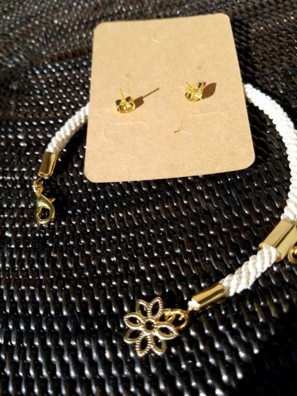 【刀剣乱舞イメージアクセサリー】加州清光ブレスレット・イヤリング(ピアス)