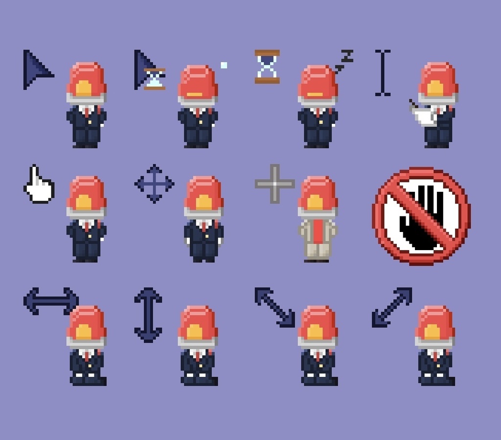 パトランプ男 マウスカーソル