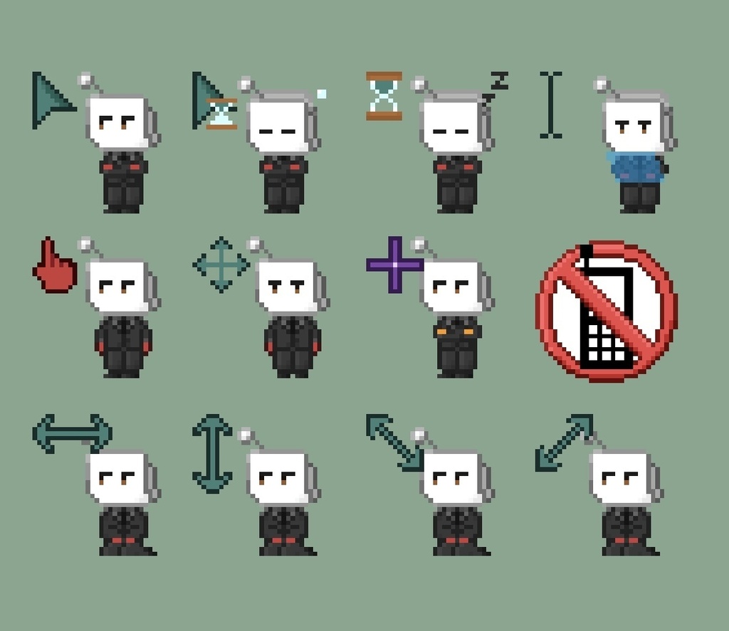 セルフォン マウスカーソル