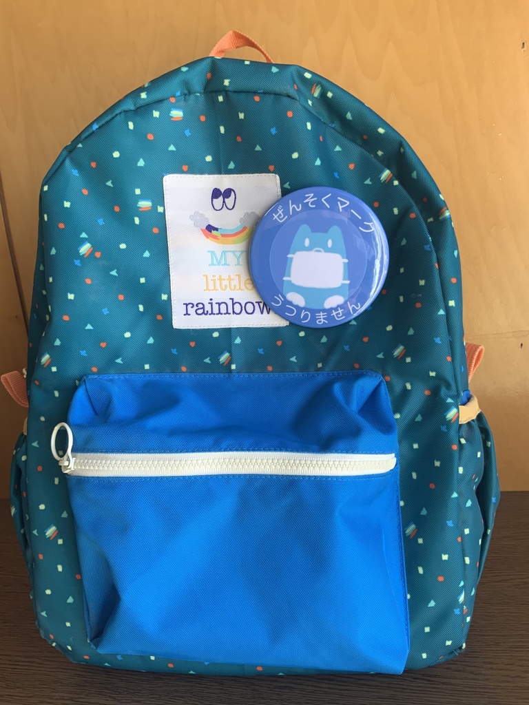 ぜんそくマーク 謎のいきものくん 缶バッジ(76mm・57mm)