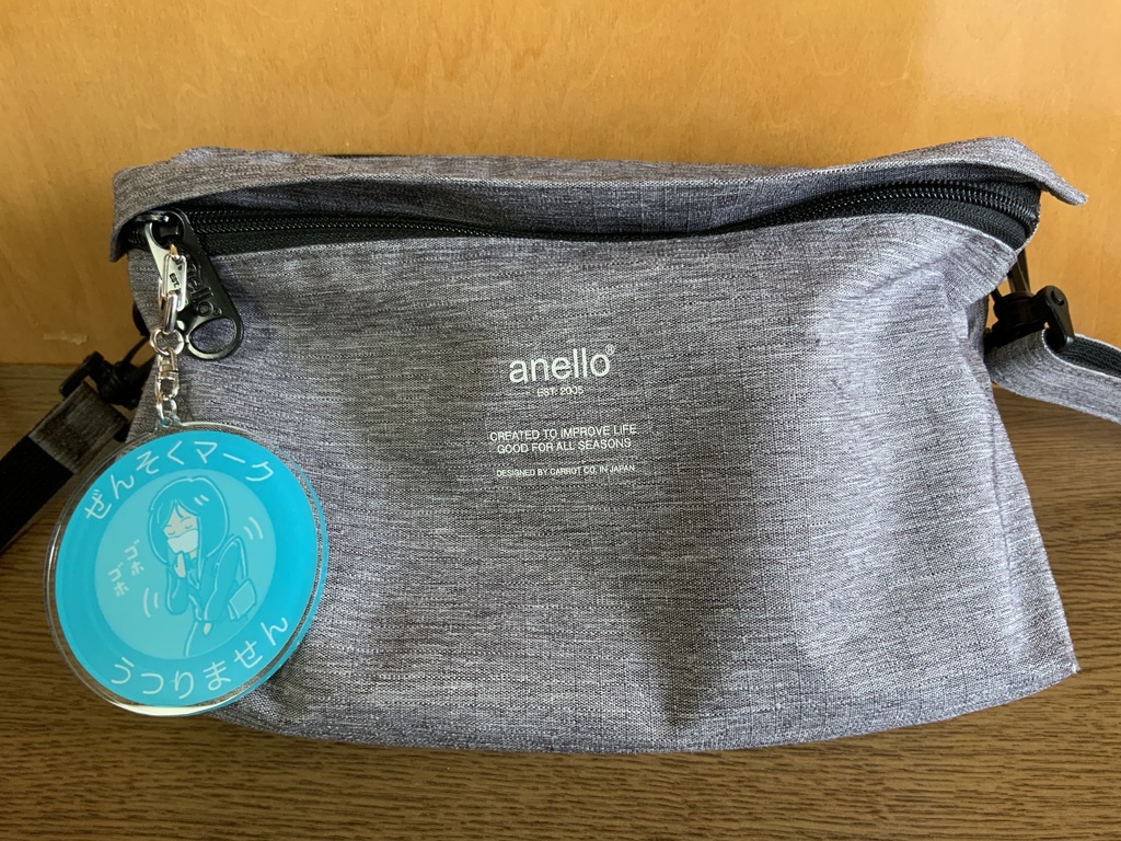 ぜんそくマーク アクリルキーホルダー 70×70mm