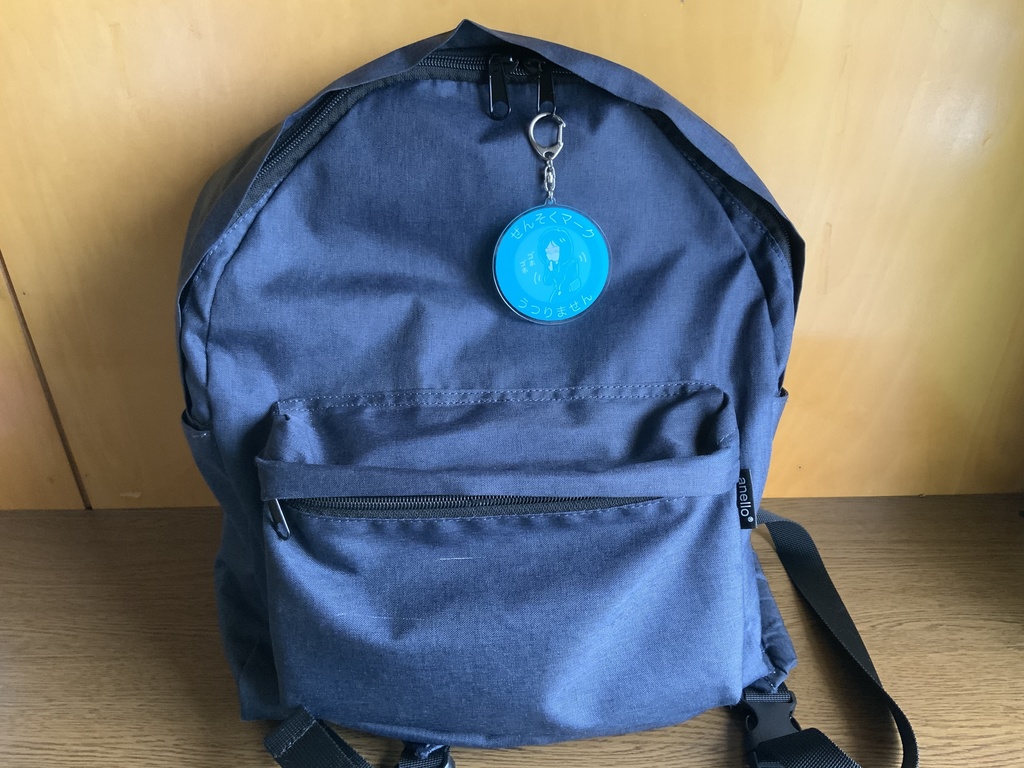 ぜんそくマーク アクリルキーホルダー 70×70mm