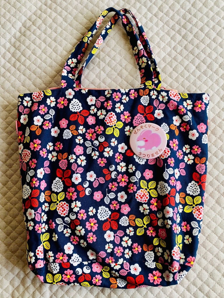 ぜんそくマーク ウサギちゃん 缶バッジ(76mm・57mm)