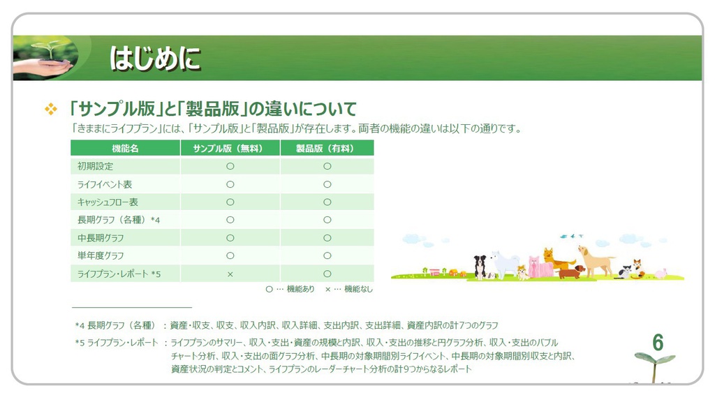 きままにライフプラン ~利用マニュアル~