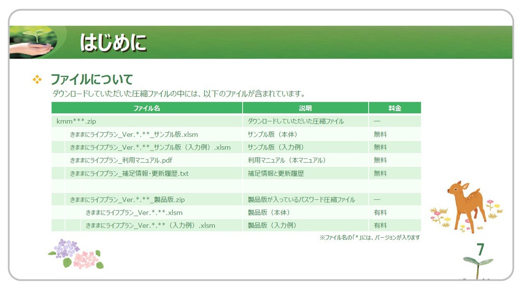 きままにライフプラン ~利用マニュアル~