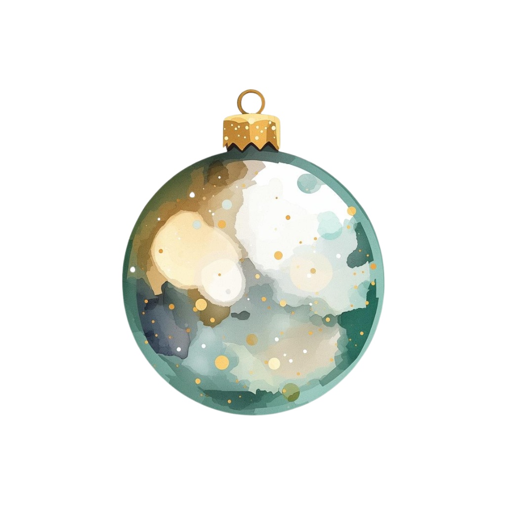 クリスマスモチーフ クリップアート20枚セット(AI生成 / 背景透過PNG)