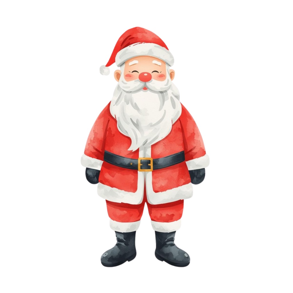 クリスマスモチーフ クリップアート20枚セット(AI生成 / 背景透過PNG)