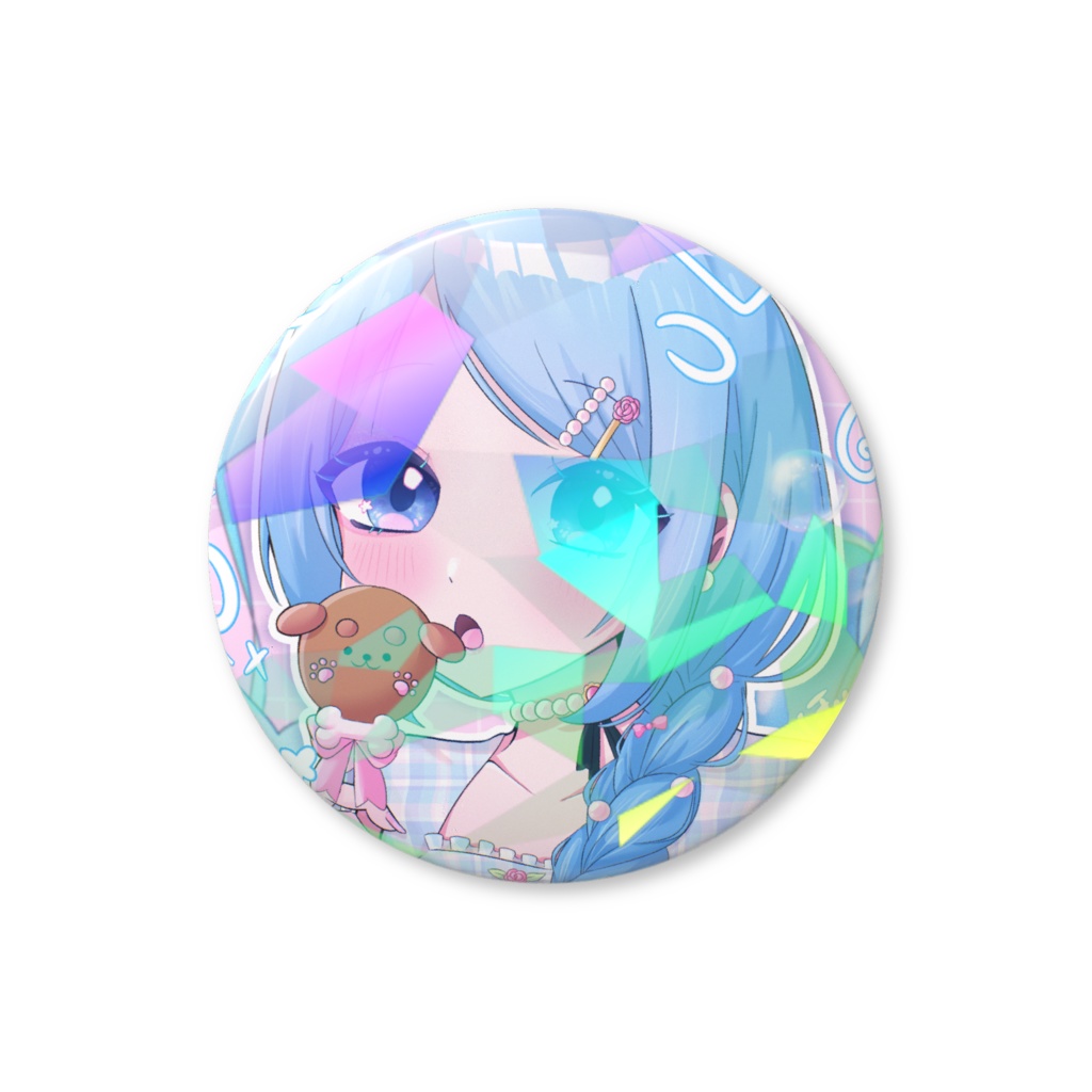 ほわいとで～バッジ