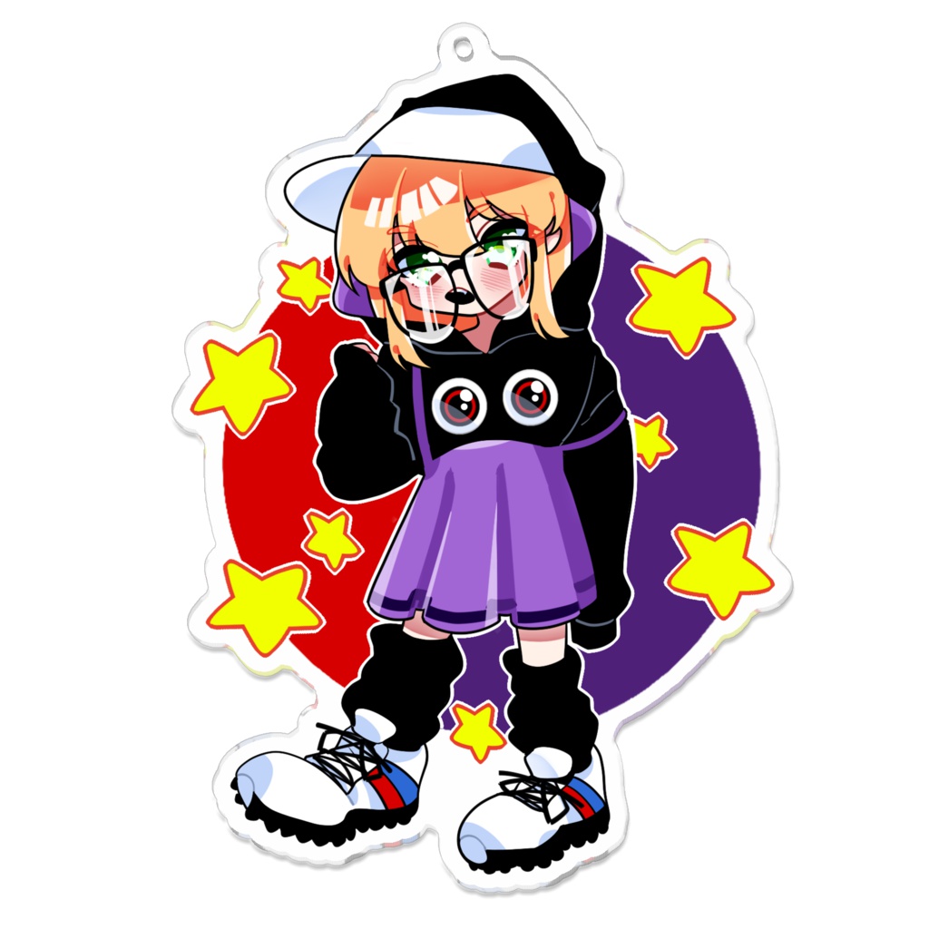 創作アクリルキーホルダー