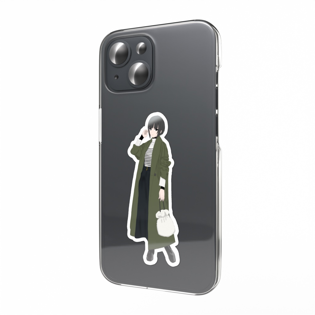 白雪千夜ちゃんスマホステッカー