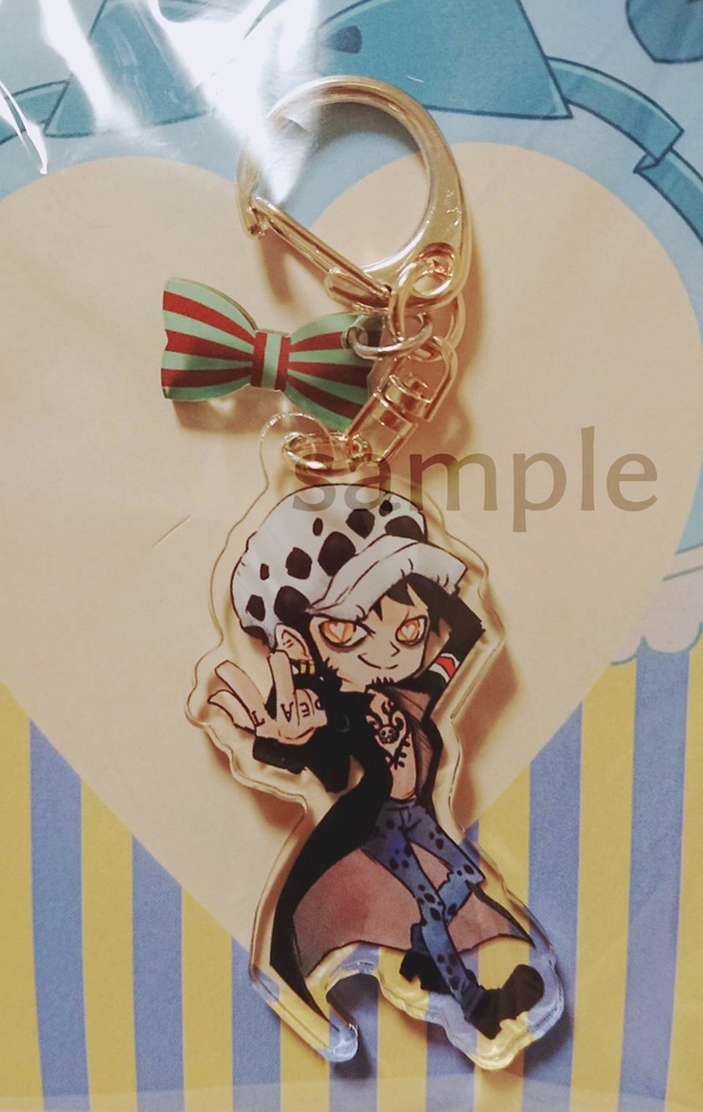 heart eye　ローアクリルキーホルダー