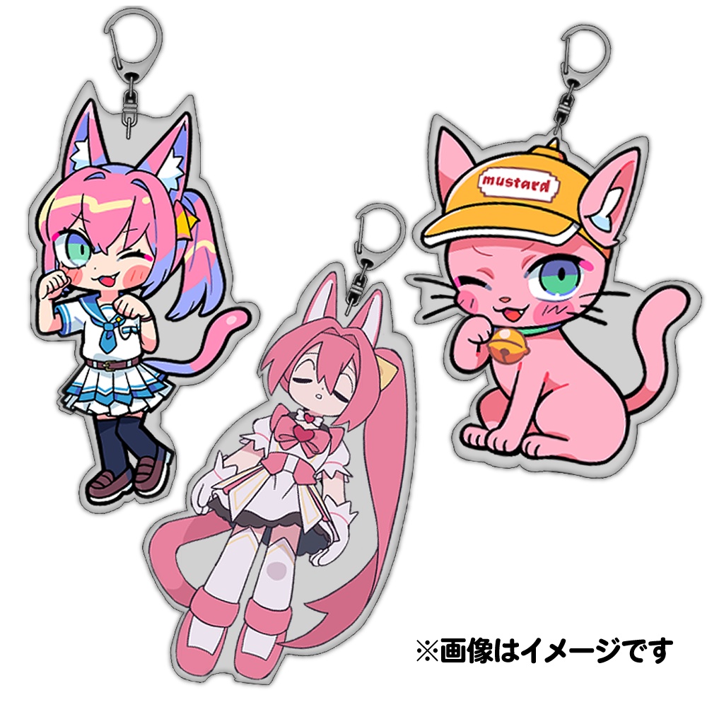 【再販】マス子のアクリルキーホルダー3種【寺田てら先生＆南海先生描き下ろし】