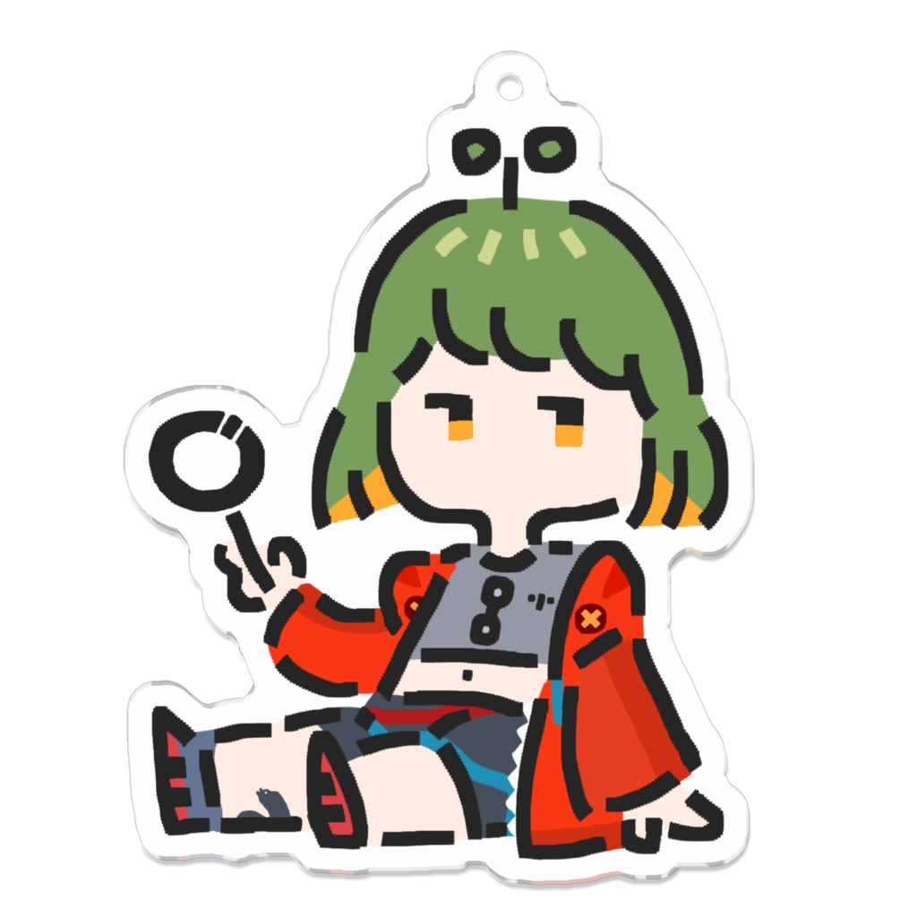 アクリルキーホルダー(三角なし)｜うごくぞ記念