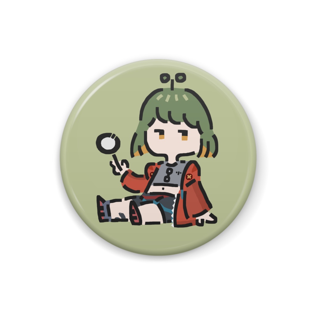 缶バッジ（すわりんぼ）｜うごくぞ記念