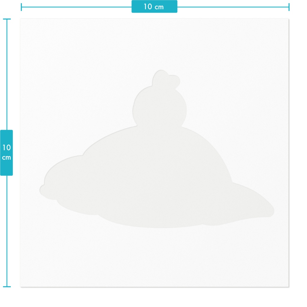 つちのことりんごステッカー