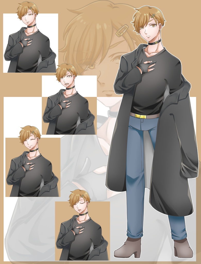 【無料版】立ち絵素材_男性