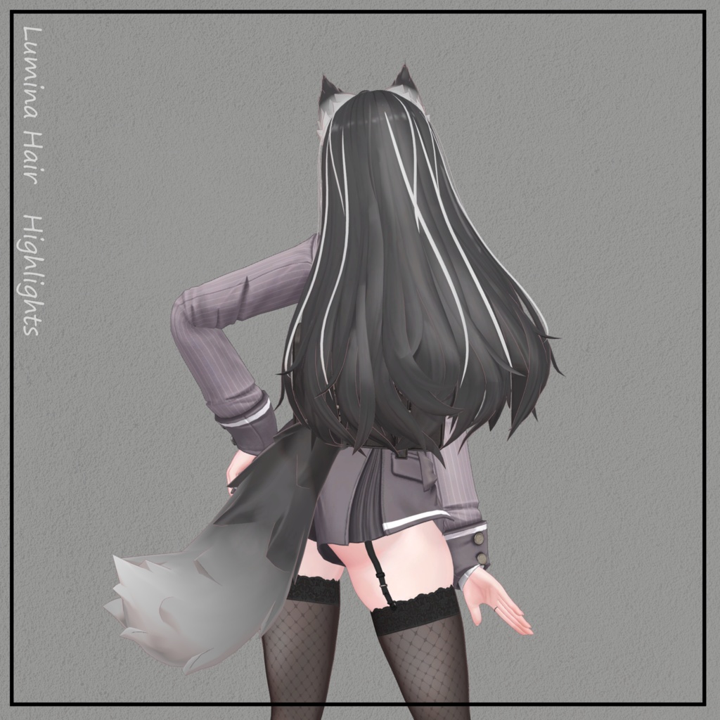 ルミナ髪型 / Lumina Hair - Texture Mask for Highlights