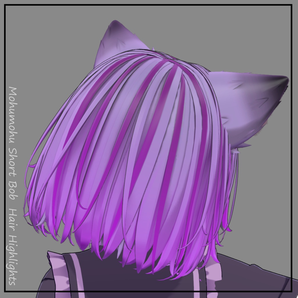 kusekke short bob - Texture Mask for Highlights