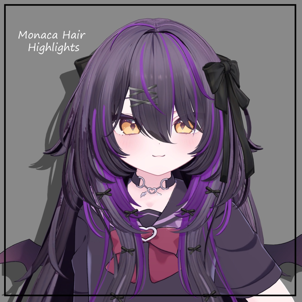 Monaca Hair - Texture Mask for Highlights