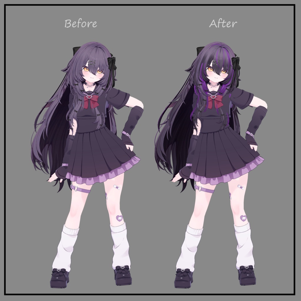 Monaca Hair - Texture Mask for Highlights