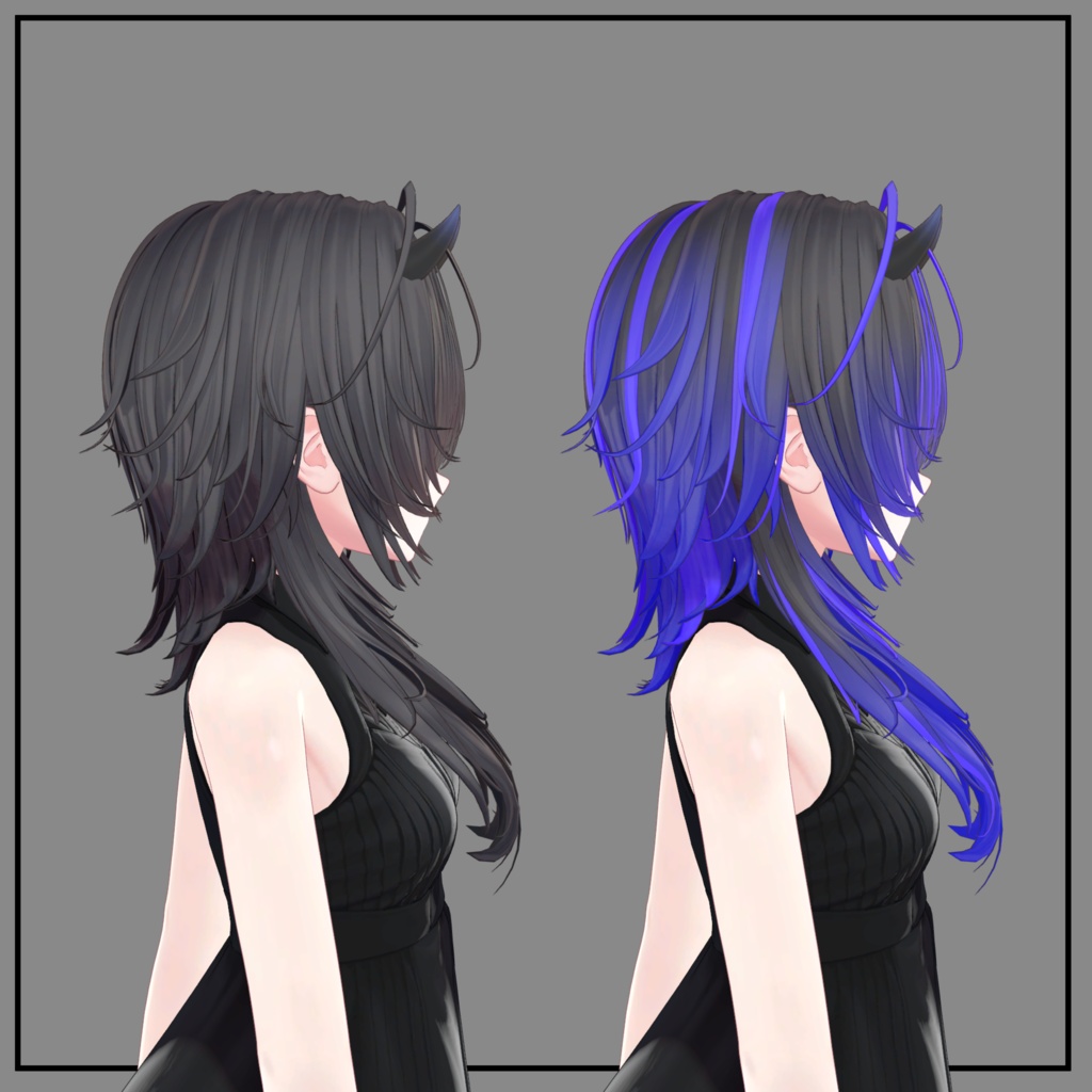 まじ鬼ウルフ Mazi Oni Wolf Texture Mask for Highlights