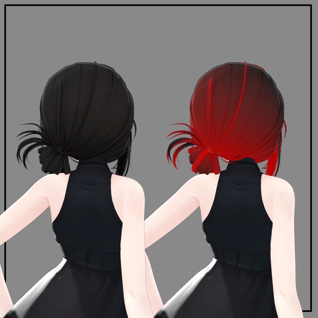 Casual Side Bun Texture Mask for Highlights