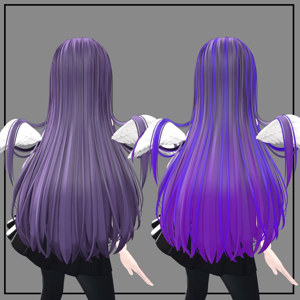 angel long Texture Mask for Highlights