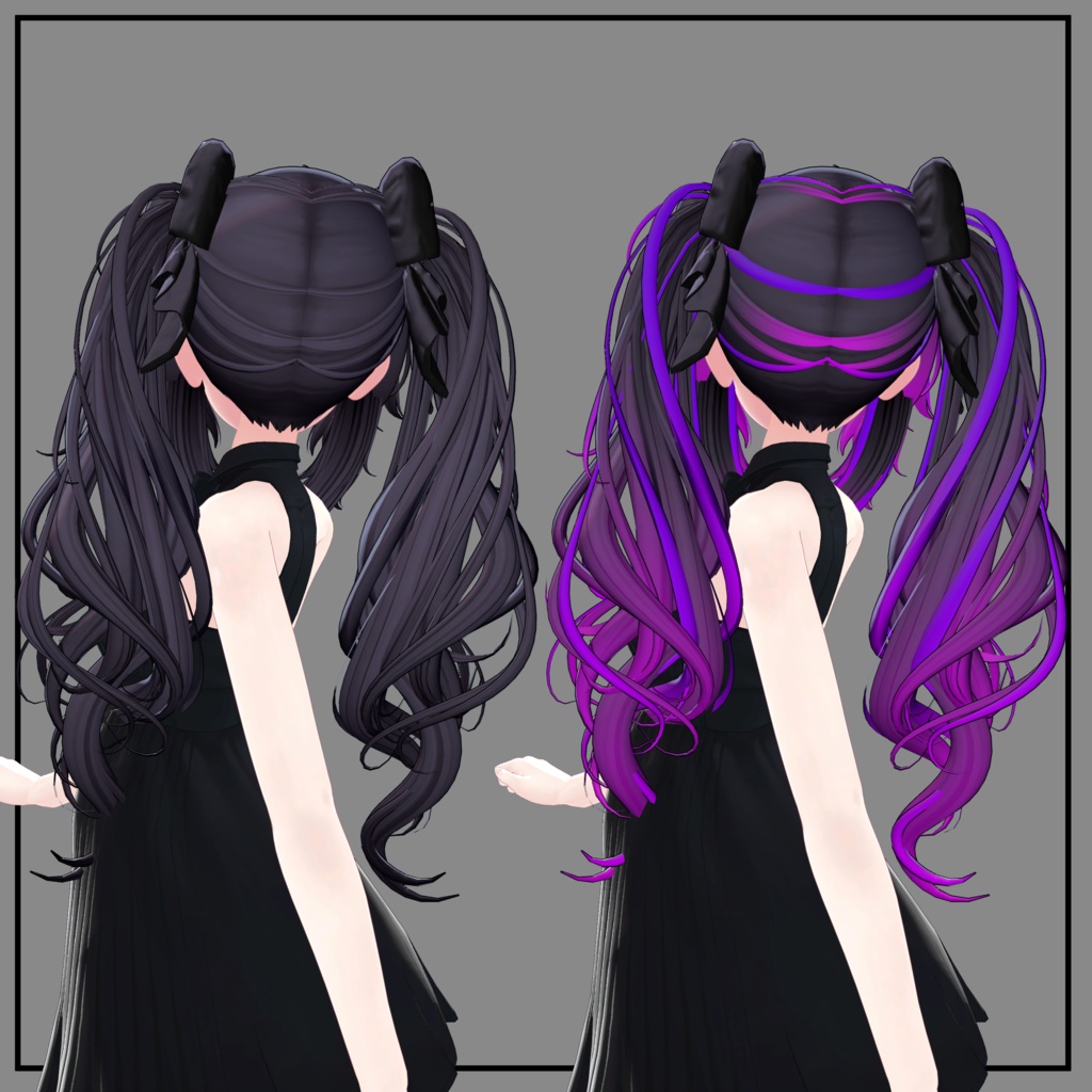 Luv Bunny Twin tails Texture Mask for Highlights