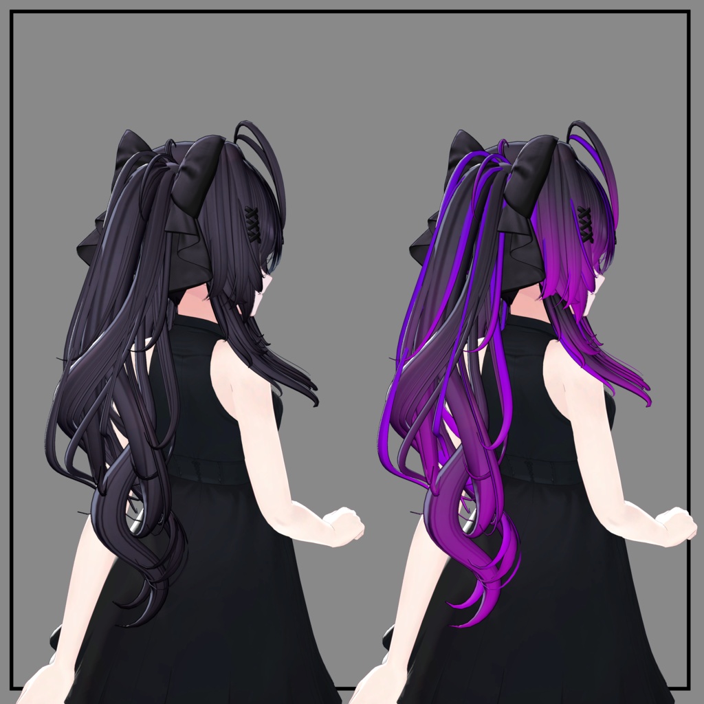 Luv Bunny Twin tails Texture Mask for Highlights