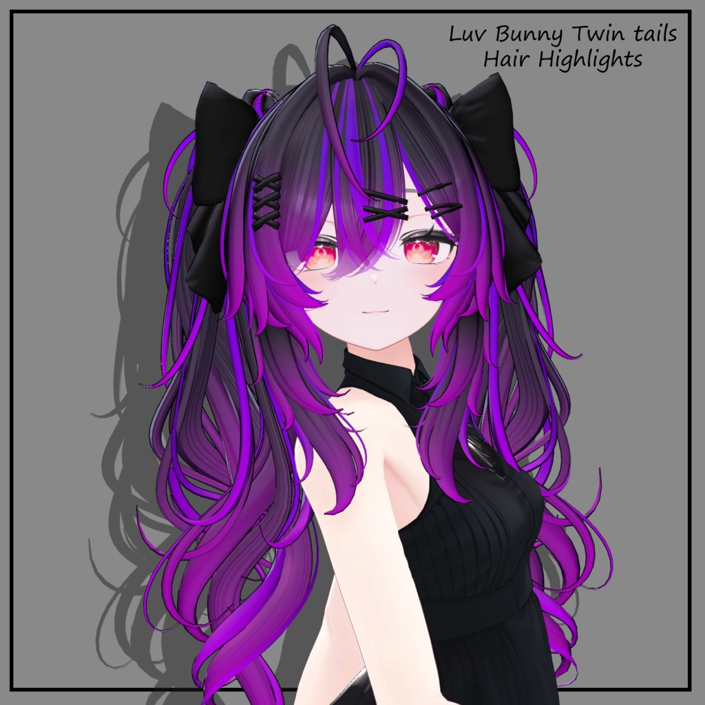 Luv Bunny Twin tails Texture Mask for Highlights