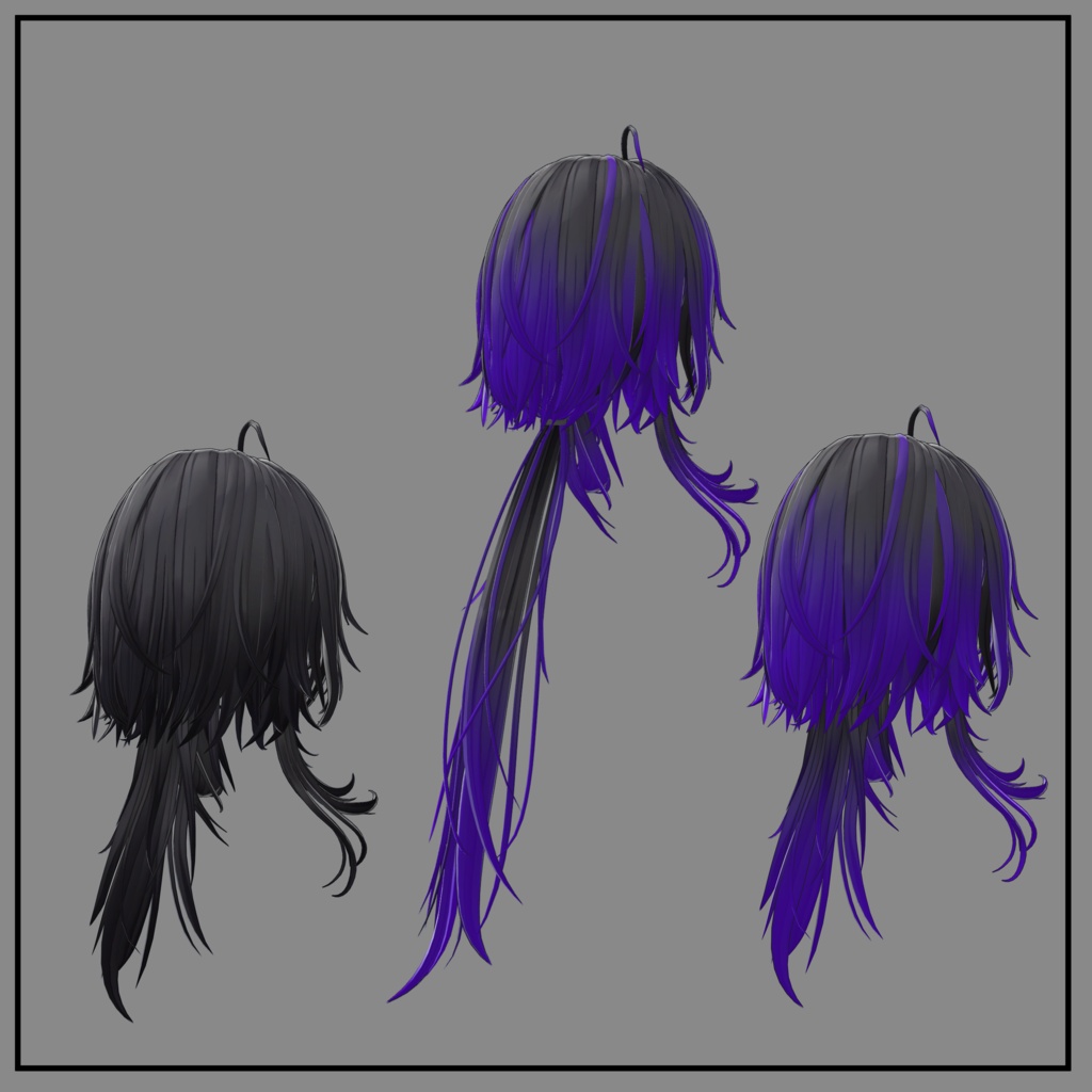 Astel-hair Texture Mask for Highlights