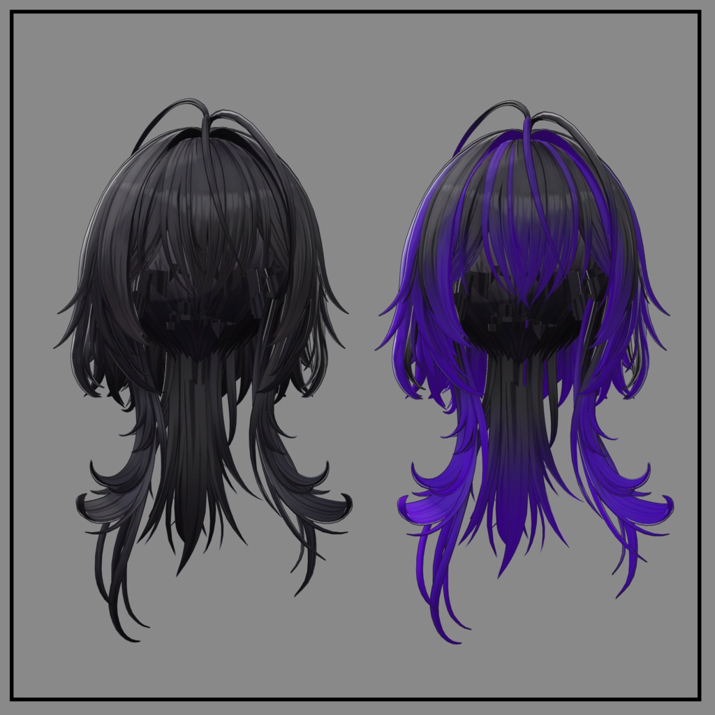 Astel-hair Texture Mask for Highlights