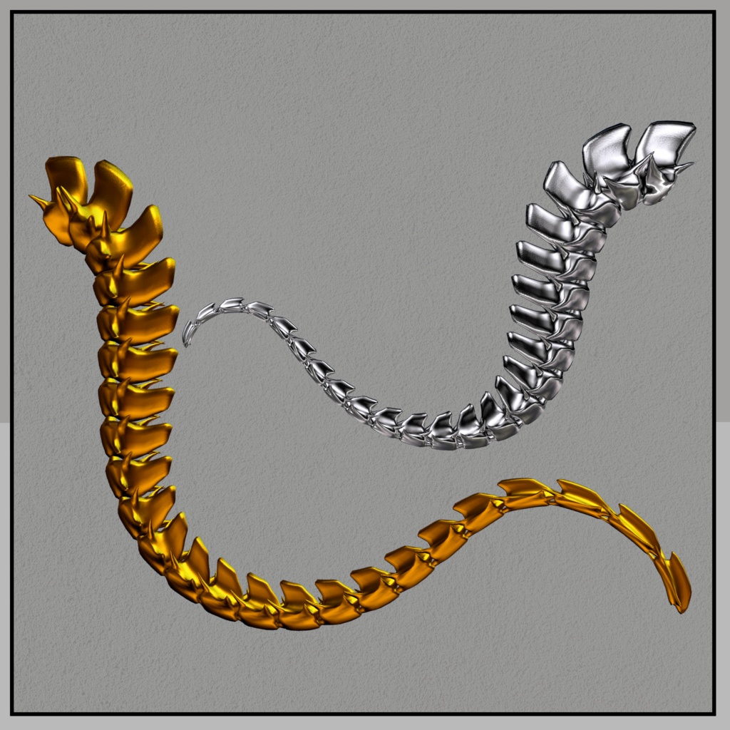 Metallic Fossil Tail 金化石の尻尾