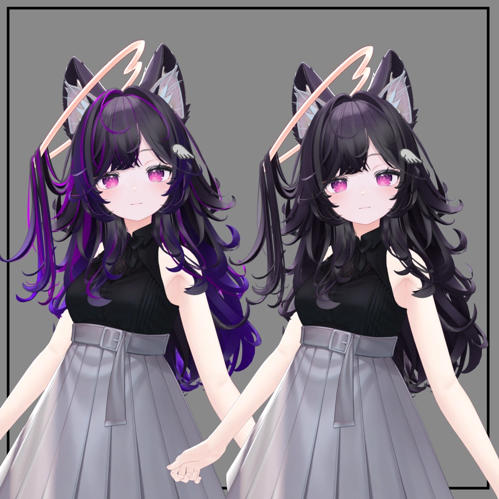 Halo Ring Hair Texture Mask for Highlights
