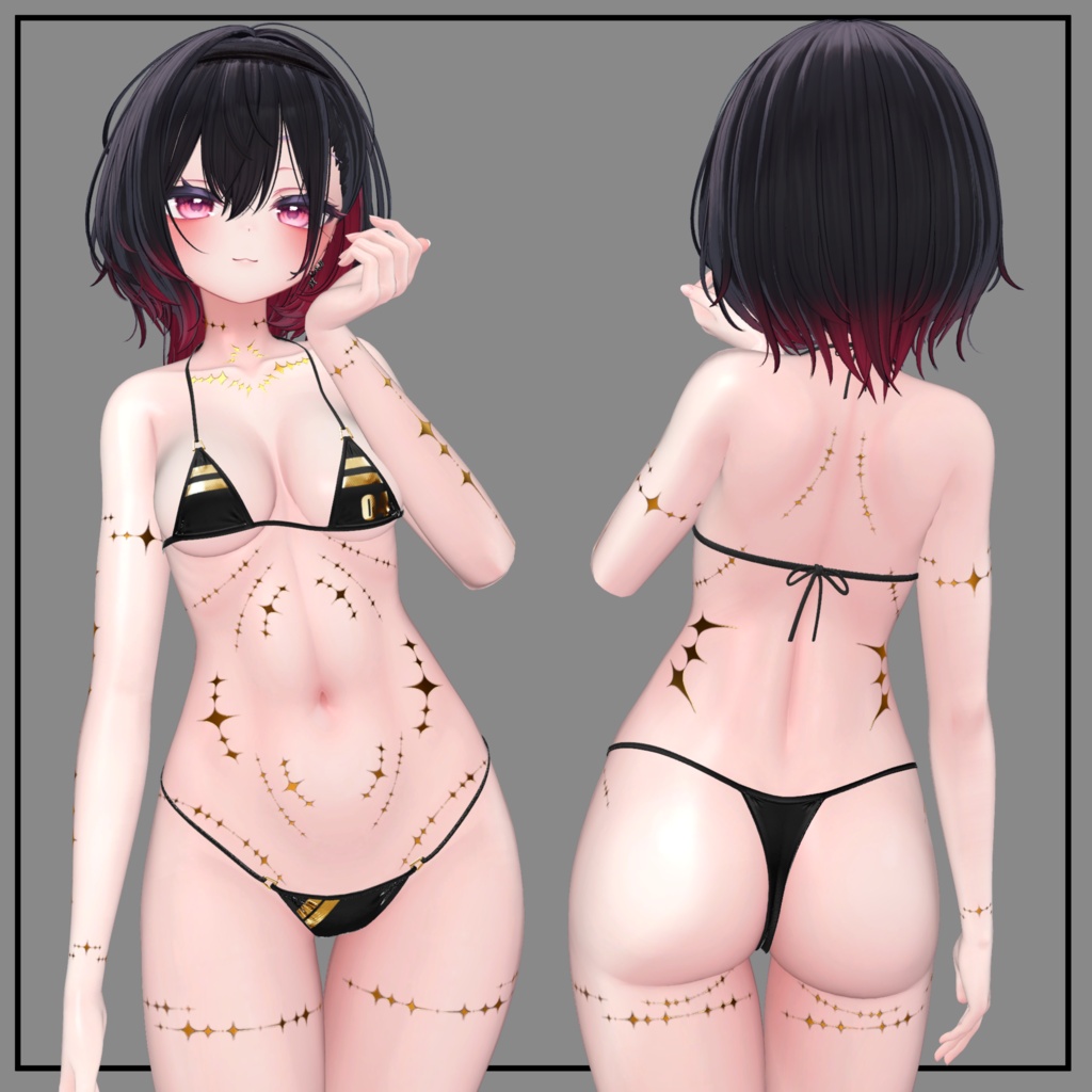 『11アバター対応』 スターゲイザータトゥー Stargazer Tattoo Texture