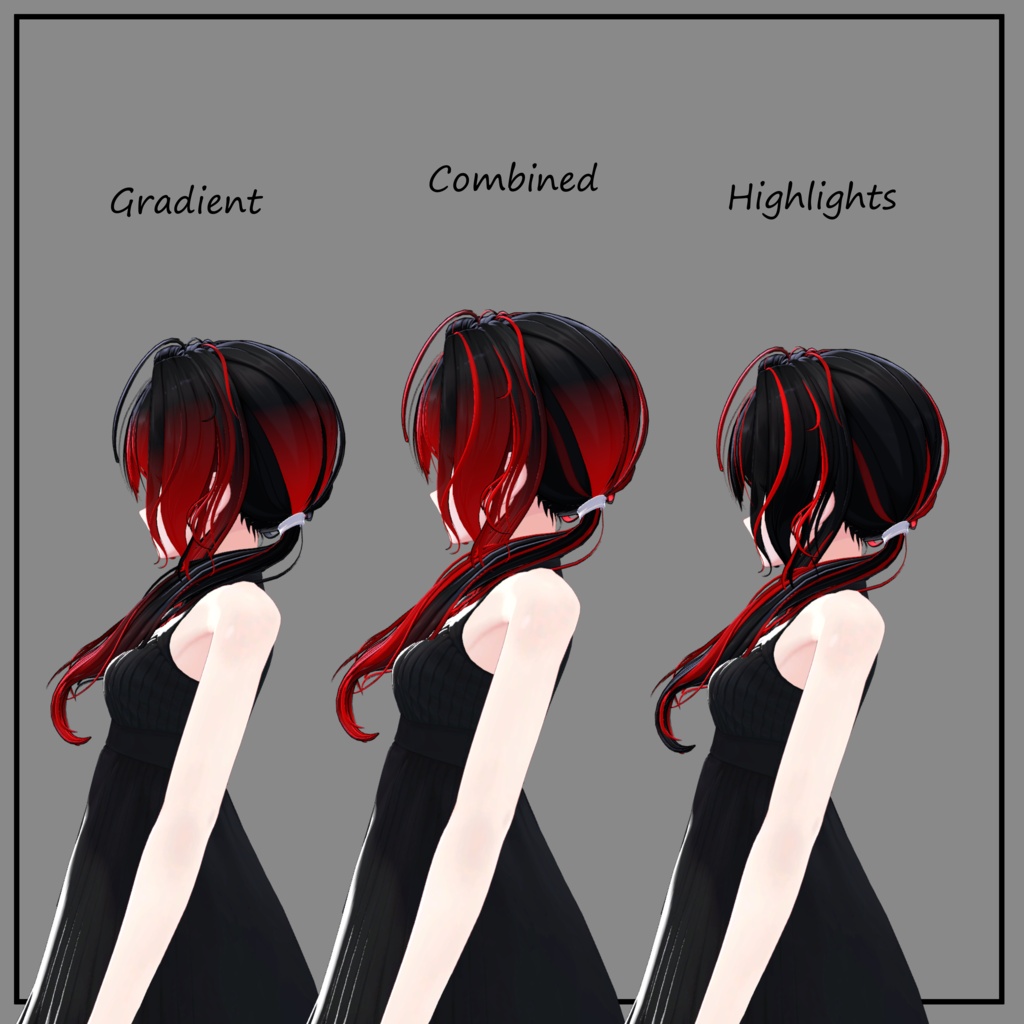 【 Chocolate Rice 】Messy Side Pony Hair Texture Mask for Highlights