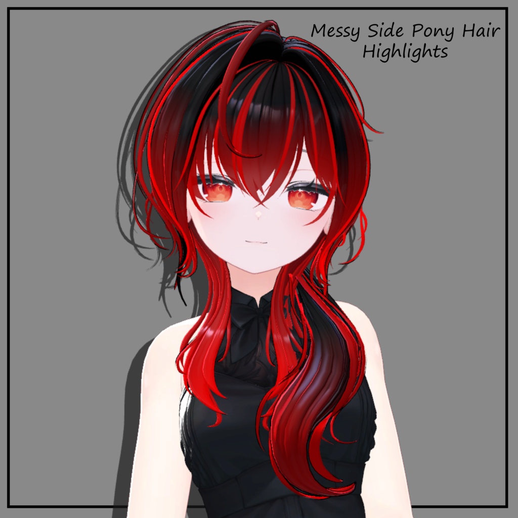 【 Chocolate Rice 】Messy Side Pony Hair Texture Mask for Highlights