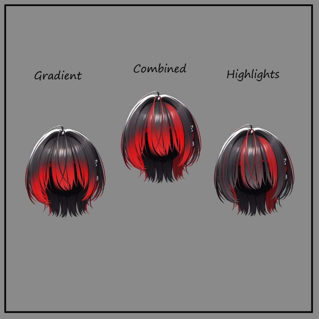 ミラージュウルフ / Mirage Wolf Hair - Texture Mask for Highlights