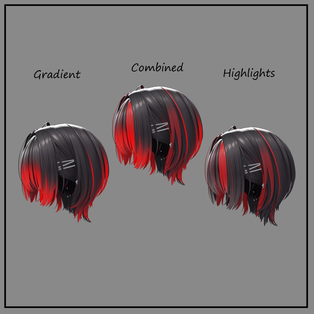 ミラージュウルフ / Mirage Wolf Hair - Texture Mask for Highlights